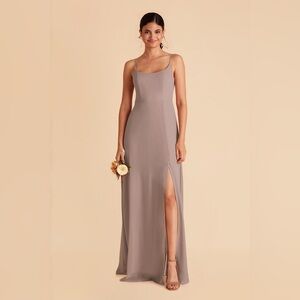Bridesmaid Chiffon Dress - Toffee - Size Medium